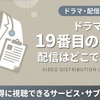 ドラマ「19番目のカルテ」の配信はどこで見れる？無料で全話見る方法・画像