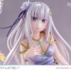 「リゼロ」エミリアたんの気品溢れる…♪ 大胆スリットドレスも艶やかにフィギュア化！ 氷細工のようなグラスに座る「グラスエディション」登場・画像