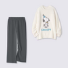 「GU×PEANUTS」スヌーピーたちと冬のおうち時間を満喫♪ あったかルームウェアコレクションが新登場・画像