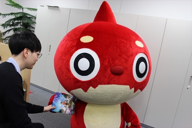 「劇場版 モンスト」からオラゴンがアニメ！アニメ！編集部にやってきた