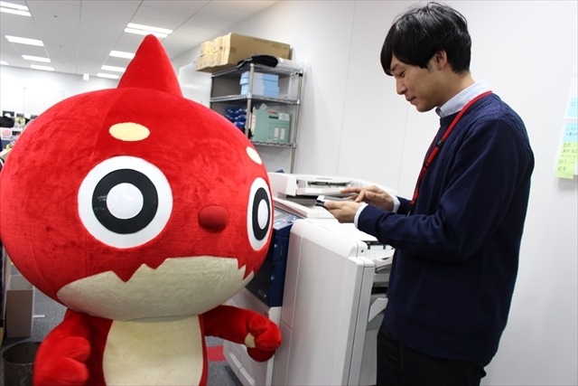 「劇場版 モンスト」からオラゴンがアニメ！アニメ！編集部にやってきた