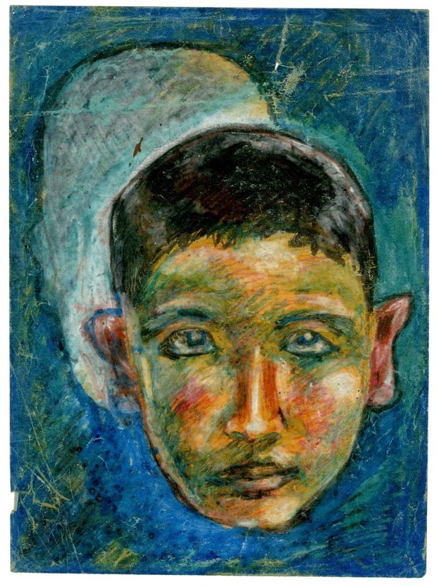 自画像「思い」1936年(C)水木プロダクション