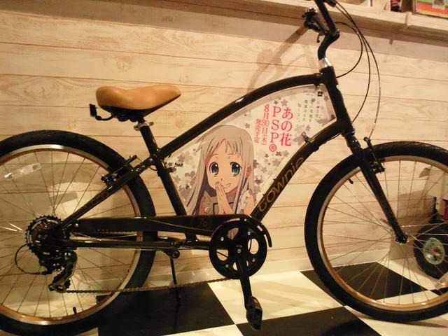 『あの日見た花の名前を僕達はまだ知らない。』コラボ自転車が登場   