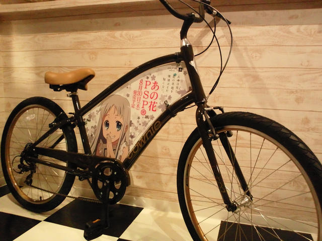 『あの日見た花の名前を僕達はまだ知らない。』コラボ自転車が登場   