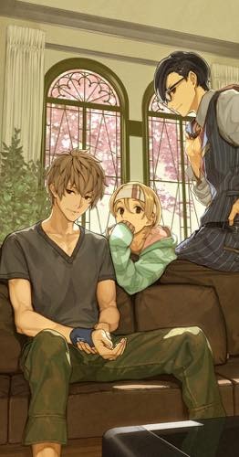 「Room Mate」2017年4月より放送 左がキャラ原案のメインビジュアルお披露目