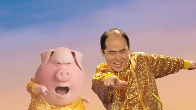「SING／シング」ブタのグンター×トレエン斎藤のコラボ動画公開 息の合ったダンスを披露