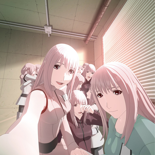 Manekiでレンダリングし、光学エフェクトとグロウをNukeでのコンポジティングで追加したもの（c）弐瓶勉・講談社/東亜重工動画制作局