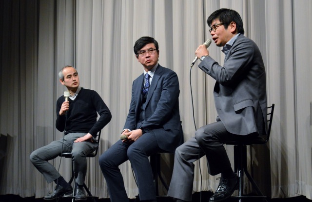 TAAF2017「アニメーション大国の誕生～アニメーションが“アニメ”になった時代」左から数土直志、高橋望、南雅彦
