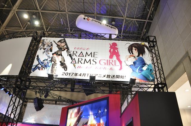 ポニーキャニオンブース 人気アニメグッズの前に長蛇の列 「つぐもも」試し読み冊子も配布【AJ2017】