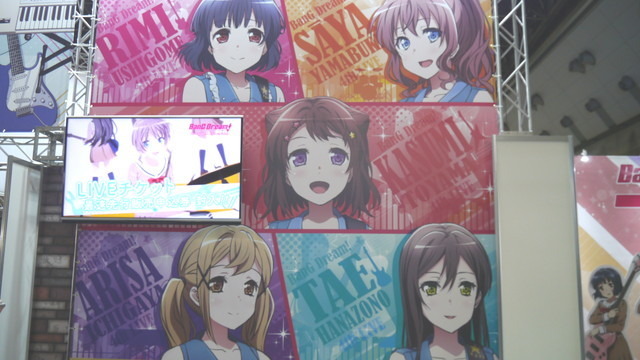 楽器に衣装、ステージも！ ブシロードブースは「バンドリ！」一色だった【AJ02017】