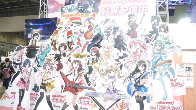 楽器に衣装、ステージも！ ブシロードブースは「バンドリ！」一色だった【AJ02017】