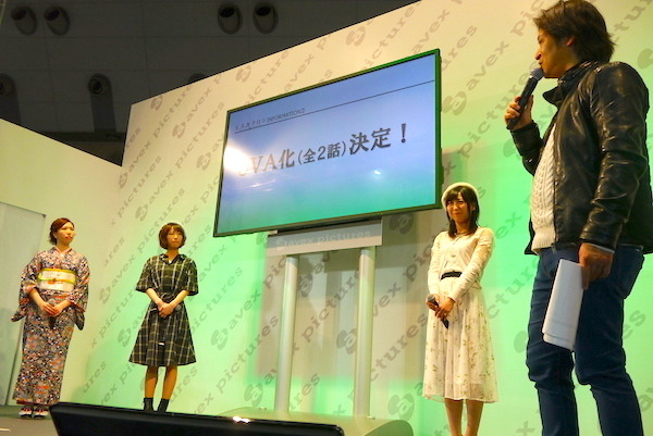 「エスカクロン」2話構成でOVA化発表 安済知佳と安野希世乃の喜びが会場満たす【AJ2017】