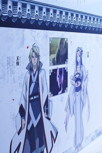 気鋭の制作会社・絵梦 AJブース出展で「霊剣山」「CHEATING CRAFT」など作品パネルを展示