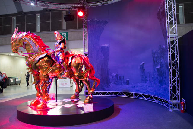 牙狼ブース 実寸大で光り輝く「轟天」が顕現！【AJ2017】