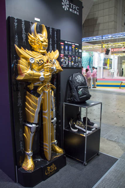 牙狼ブース 実寸大で光り輝く「轟天」が顕現！【AJ2017】