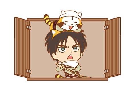 「ラスカル」と「進撃の巨人」コラボ第2弾 コンセプトは“おそうじ兵団”