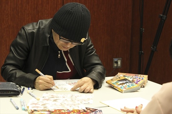 「名探偵コナン」青山剛昌×「ちはやふる」末次由紀 対談 世界で1枚のイラストを即興合作