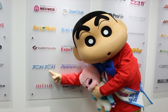 「映画クレヨンしんちゃん」公開直前！しんちゃんとシリリがアニメ！アニメ！にやってきた！