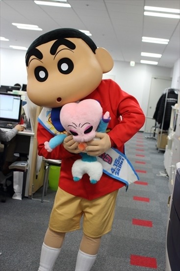 「映画クレヨンしんちゃん」公開直前！しんちゃんとシリリがアニメ！アニメ！にやってきた！