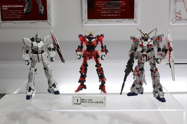 「ガンダム」「スター・ウォーズ」フィギュアやプラモがずらりと並ぶバンダイブース【おもちゃショー2017】