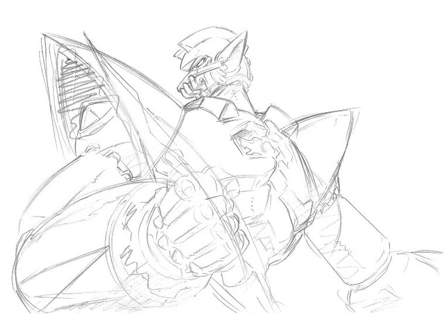 大張正己イメージアート『UFO戦士ダイアポロン』（c）1976 雁屋哲・エイケン