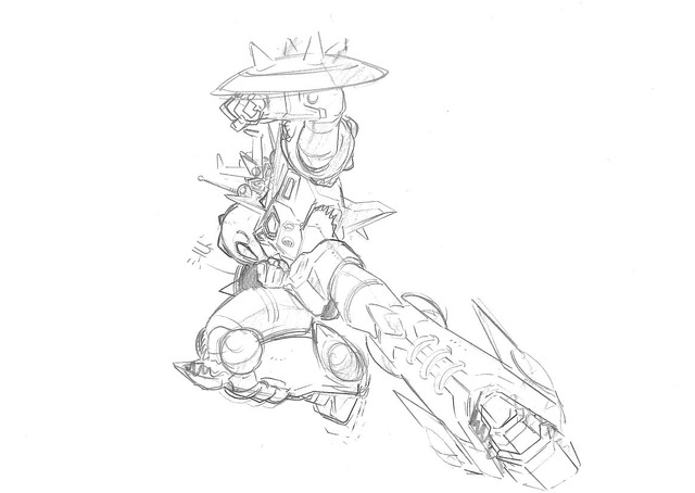 大張正己イメージアート『合身戦隊メカンダーロボ』（c）ワコープロ