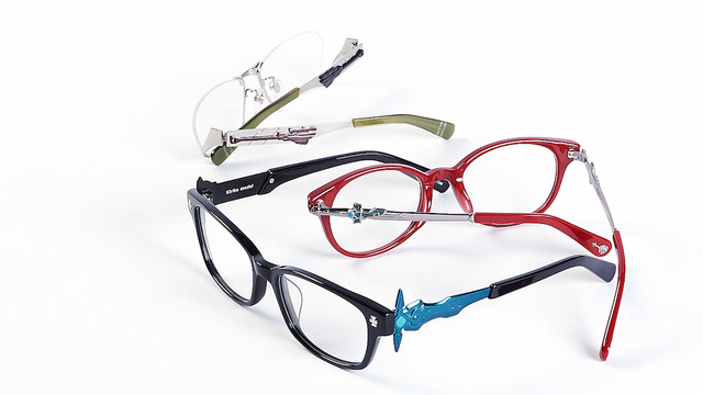 「ソードアート・オンライン」武器モチーフのPCメガネが登場 キリト、アスナ、シノンの3種展開