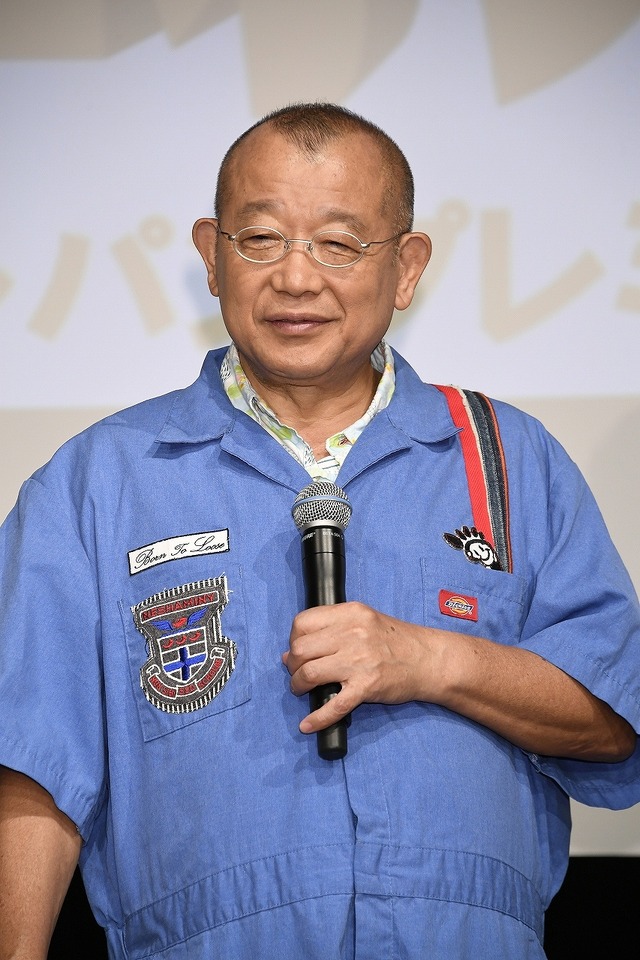 「怪盗グルーのミニオン大脱走」式根島で特別試写会、笑福亭鶴瓶が7年ぶりの再会に感激