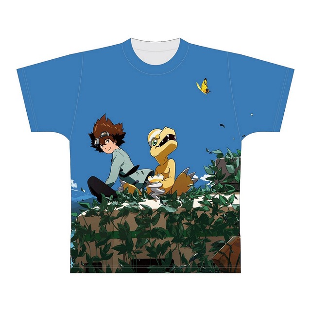 宇木敦哉描きおろしKOJI WADA DIGIMON MEMORIAL BEST-sketch2-柄（c）本郷あきよし・東映アニメーション