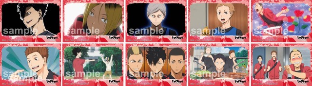 イラストシート（c）古舘春一／集英社・「ハイキュー!! 3rd」製作委員会・MBS