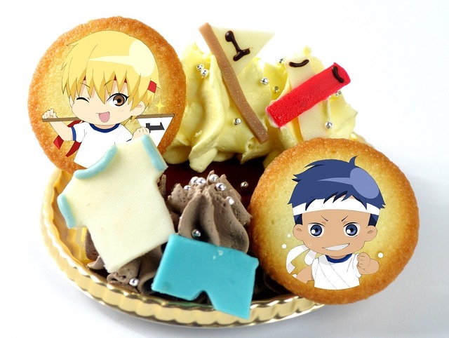 黄瀬涼太と青峰大輝の体育祭リレーケーキ（c）藤巻忠俊／集英社・黒子のバスケ製作委員会