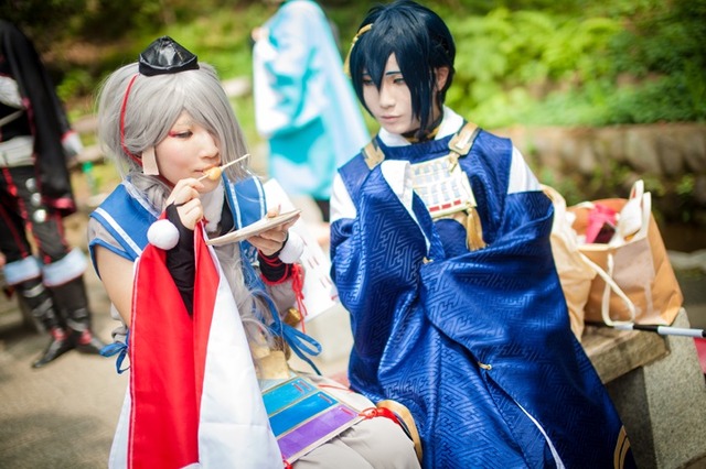「刀剣乱舞」のコスプレイヤーで盛況、「コスらぼっ！」深大寺でイベント開催