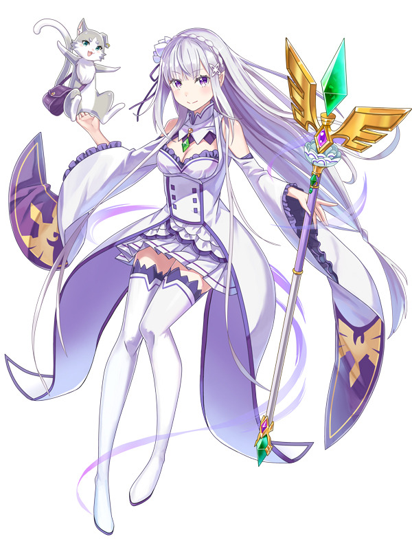 エミリア（c） 長月達平・株式会社KADOKAWA刊／Re:ゼロから始める異世界生活製作委員会（c） 2014-2017 COLOPL, Inc.