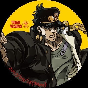 「缶バッジ/空条承太郎」(C)荒木飛呂彦/集英社・ジョジョの奇妙な冒険製作委員会(C)荒木飛呂彦＆LUCKY LAND COMMUNICATIONS/集英社・ジョジョの奇妙な冒険SC製作委員会