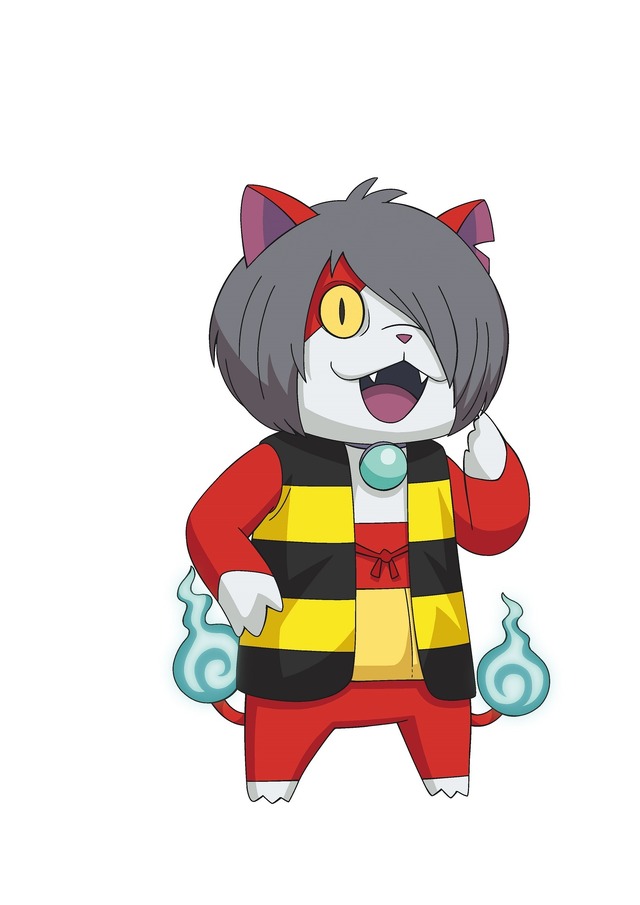 鬼太ニャン(C)LEVEL-5／映画『妖怪ウォッチ』プロジェクト 2017(C)水木プロ・東映アニメーション