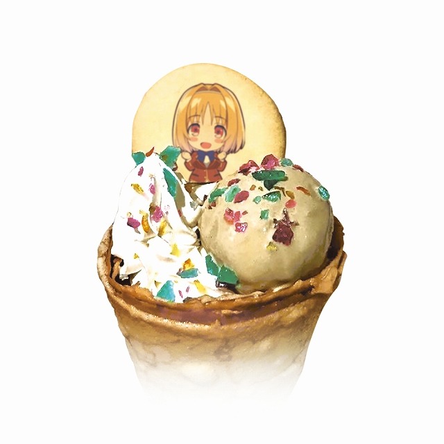 「天使と悪魔のW生地 DX クレープ」800円・税込（C）衣笠彰梧・KADOKAWA刊／ようこそ実力至上主義の教室へ製作委員会