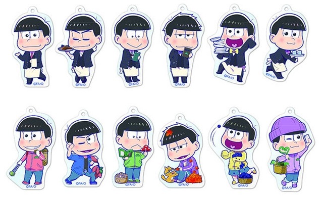 「トレーディングアクリルキーホルダー  アニメイトカフェver.」（C）赤塚不二夫／おそ松さん製作委員会