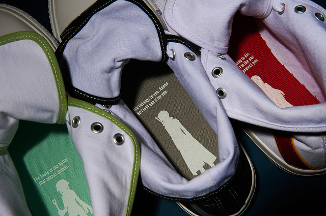 「Sword Art Online×Tokyo Otaku Mode」コラボスニーカー（C）2016 川原 礫／KADOKAWA　アスキー・メディアワークス刊／SAO MOVIE Project