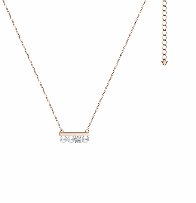 ダイヤモンド【18K SG、 ダイヤモンド、 あこや真珠(チェーンのみ18K PG)】￥180,000 （本体価格）