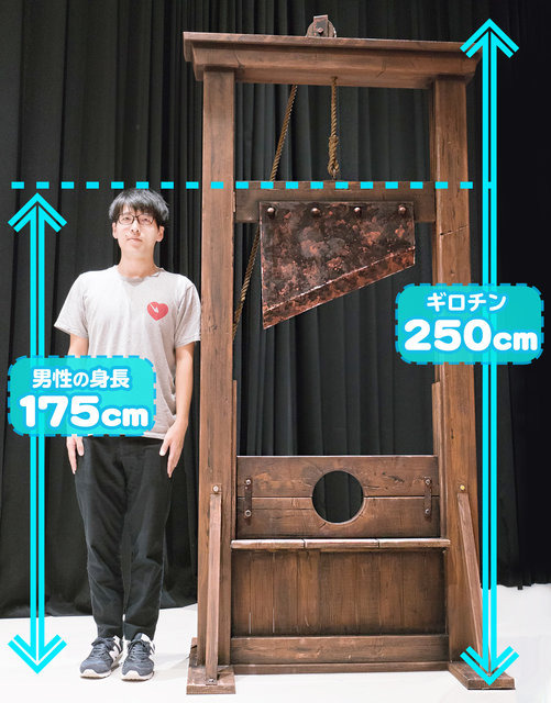 アニメ「Dies irae」のAbemaTV・地上波同時放送を記念し、全長250cmの『ギロチン』をプレゼント！