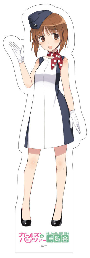 「ガールズ＆パンツァー博覧会」チケット特典・BIGアクリルプレート(C)GIRLS und PANZER Finale Projekt(C)GIRLS und PANZER Finale Projekt