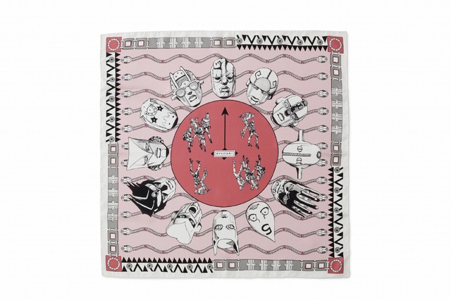 「バンダナ シルク」30,000円（税抜）(C)荒木飛呂彦＆LUCKY LAND COMMUNICATIONS／集英社