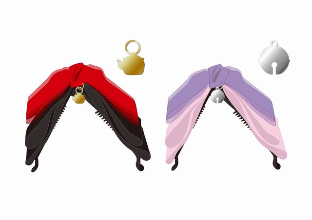 リボンヘアクリップ（会期途中より販売）  1,800円