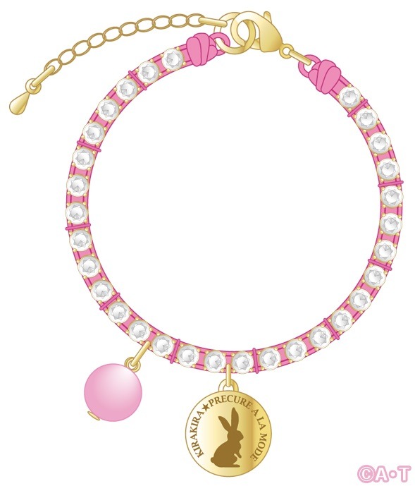 キラキラ☆プリキュアアラモード ブレスレット「キュアホイップ」(C)ＡＢＣ-Ａ・東映アニメーション 各1,600円（＋税）