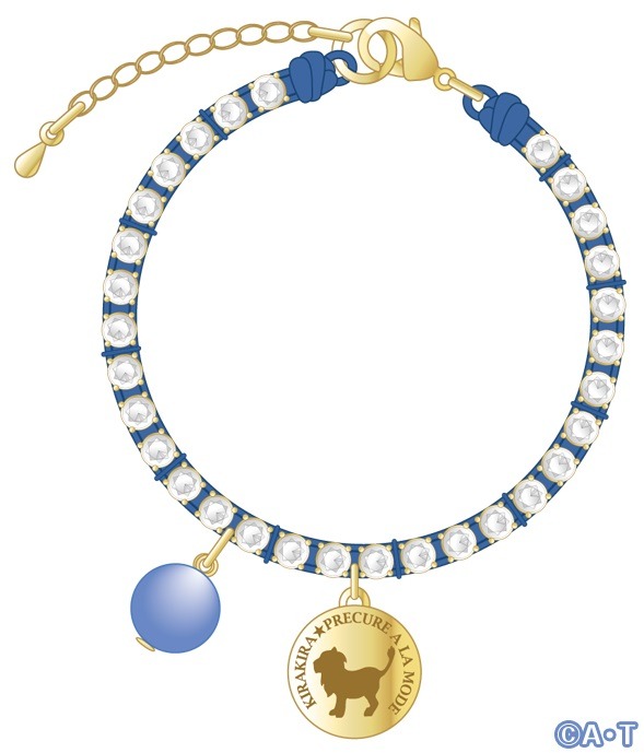 キラキラ☆プリキュアアラモード ブレスレット「キュアジェラート」(C)ＡＢＣ-Ａ・東映アニメーション 各1,600円（＋税）