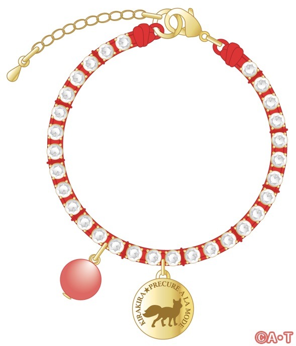 キラキラ☆プリキュアアラモード ブレスレット「キュアショコラ」(C)ＡＢＣ-Ａ・東映アニメーション 各1,600円（＋税）