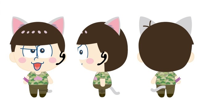 ぬいぐるみバッジ(C)赤塚不二夫／おそ松さん製作委員会