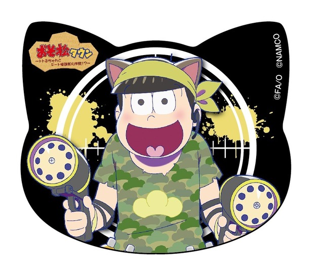 ねこ型マグバッジ(C)赤塚不二夫／おそ松さん製作委員会