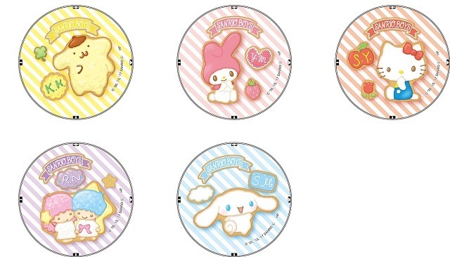 アイシングクッキートレーディング缶バッジ 各400円 発売元：トランス(C) 1976, 1988, 1990, 1993, 1996,2001,2015,2017 SANRIO CO., LTD.　聖川高校PTA全10種（ブラインド仕様）