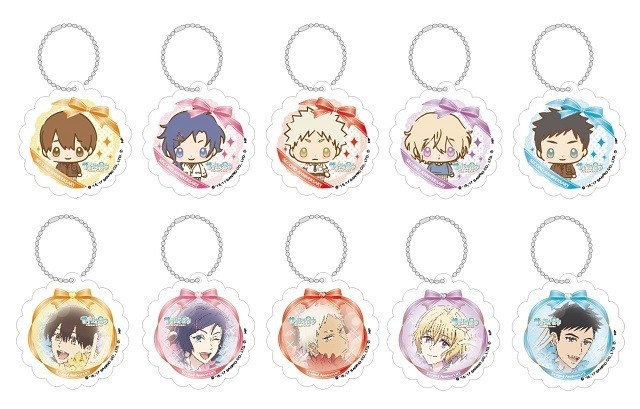 トレーディングアクリルキーホルダー 各480円全10種（ブラインド仕様）発売元：サンリオ(C) 1976, 1988, 1990, 1993, 1996,2001,2015,2017 SANRIO CO., LTD.　聖川高校PTA